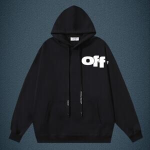 Off-White Black Men's Hoodie